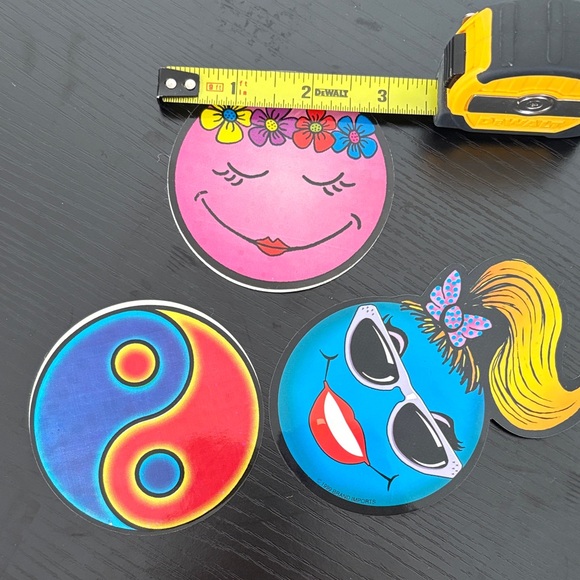 Colorful Smiley Face Stickers Set - Picture 2 of 6